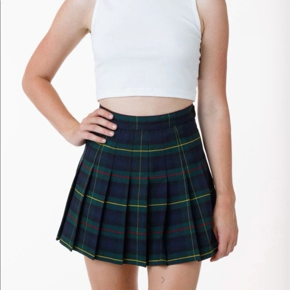 OG American Apparel Plaid Tennis Skirt